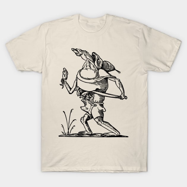 Grotesque #84 The Drolatic Dreams of Pantagruel (1565) T-Shirt by n23tees